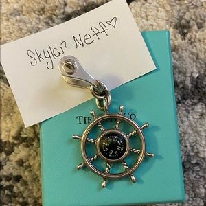 ⚓️Tiffany & Co Ships Wheel Compass Nautical Key Ring⚓️